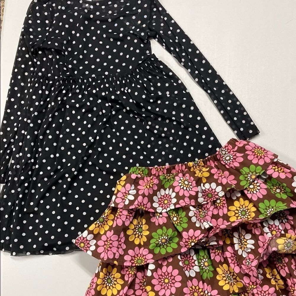 Forever 21 Girls Dress &‎ Kelly’s Kids Skirt Sz 7-8